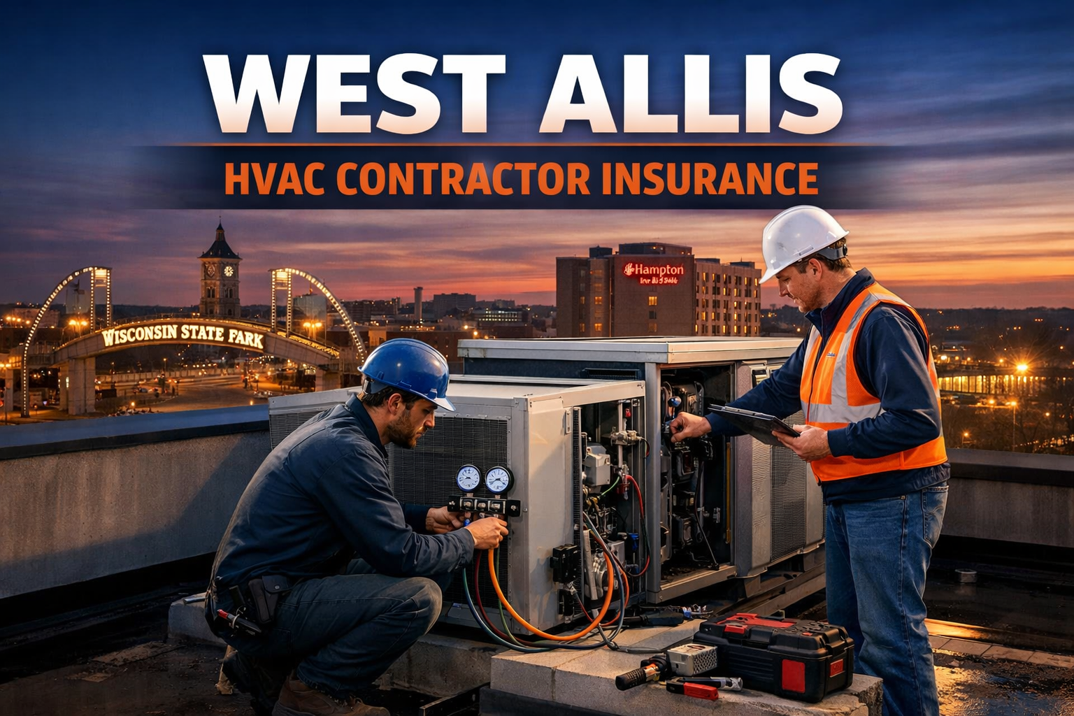West Allis HVAC Contractor Insurance - technician, service van, heating and cooling work across West Allis